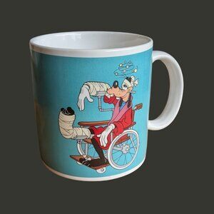 Vintage 1987 Disney “Hey! Get Well Quick!” Goofy Mug – Applause